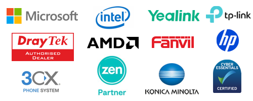 Image showing the various companies that Catalyst work with and resell services for